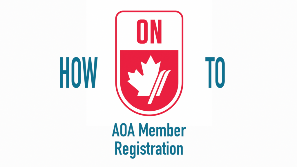 NEW HOWTO Video for AOA Member Registration Alpine Ontario Alpin